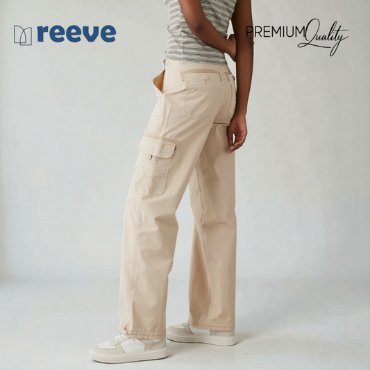REEVE Premium Unisex Stretch Convertible Baggy Cargo Joggers